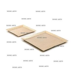 Bandeja de Servicio de Alimentos de Aluminio de Diseño Clásico, Bandeja de Servicio de Alimentos de Color Dorado de la Más Alta Calidad al Precio Más Bajo - Product Image 4