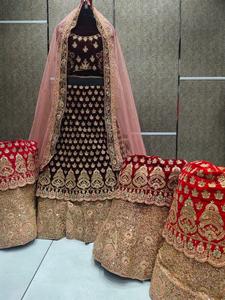 Article de mariage à paillettes, filet lourd à la mode, paillettes, Collection de prix de gros, Lehenga Choli shop en décontracté - Product Image 2