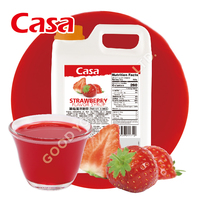 Buena CASA de té joven, burbuja Boba, perla, leche, té, proveedor de sirope con sabor a fresa
