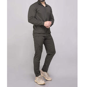 Wholesale gym fitness wear <b>zip</b> <b>up</b> <b>hoodie</b> and Joggers Outdoors custom mens Training Tracksuits - Product Image 2