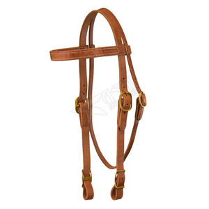 Brida de cuero con diseño personalizado para caballos, cosido a mano, doble, Boca de caballo, ribete de agua, productos deportivos ecuestres - Product Image 5