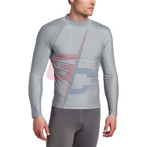 ผู้ชายแขนยาว Platinum UPF 50 + Rashguard | การบีบอัด Men Rash Guard ขายส่งผู้ผลิต - Product Image 5