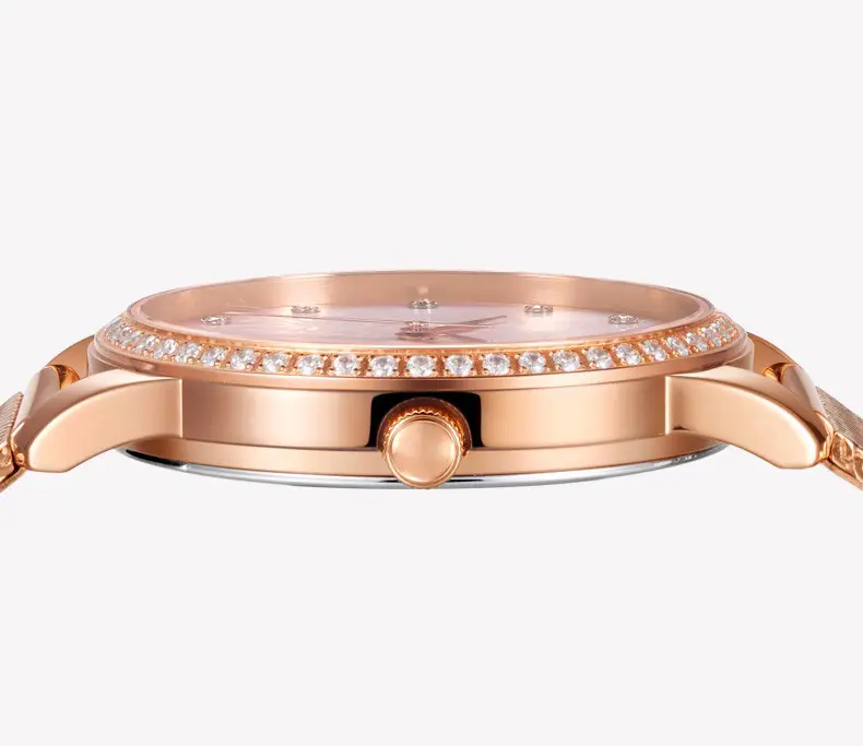 Custom Brand High Quality Geneva Woman Watch Factory Fashion quartz wrist Watches quartz stainless steel watches