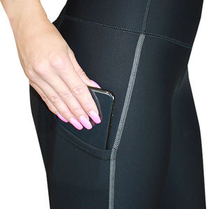 Mallas personalizadas para montar a caballo, pantalones para mujer, ropa ecuestre, venta al por mayor, mallas deportivas elásticas de 4 vías con bolsillo - Product Image 6