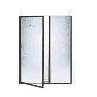 WANJIA — porte pivotante moderne en aluminium, feuille simple de salle de bains, portes coulissantes