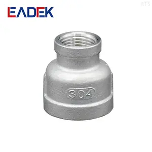 Stainless Steel Female Thread Casting Pipe Fitting Connector Reducing Socket