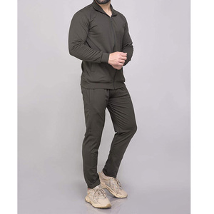 Wholesale gym fitness wear <b>zip</b> <b>up</b> <b>hoodie</b> and Joggers Outdoors custom mens Training Tracksuits - Product Image 6