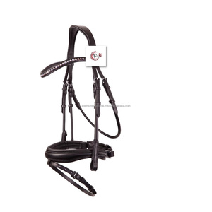Bride de dressage anatomique de meilleure qualité Matériau en cuir de cheval de haute qualité - Product Image 1