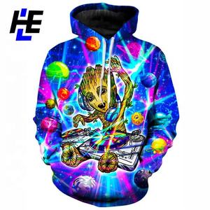 เสื้อสเวตเตอร์สวมหัวมีฮู้ดของผู้หญิงเสื้อสเวตเตอร์มีฮู้ดพิมพ์ซับลิเมชันตามสั่ง - Product Image 5