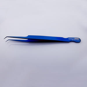 Pince à cils de ramassage classique russe couleurs personnalisées en acier inoxydable de qualité supérieure disponibles - Product Image 1