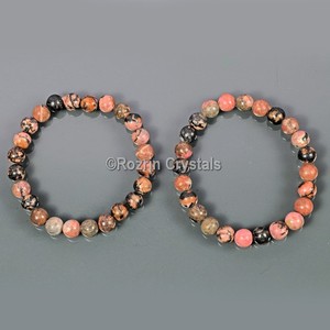 Buy Online Rhodonite Power Healing <b>Bracelet</b> : Rhodonite Power Healing <b>Bracelet</b> For Sale - Product Image 1