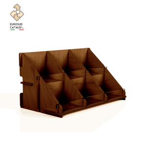 Espositore da banco di qualità in betulla progettato da EUROSUD prodotto Made in Italy. Completamente personalizzabile con il tuo logo - Product Image 4