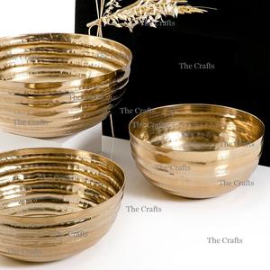 Juego de Tres Tazones de Chocolate de Diferentes Tamaños, Color Plateado Aluminio, Tazón Decorativo de Alta Calidad - Product Image 6