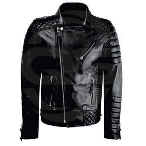 Blouson de moto en cuir, veste de course pour moto - Product Image 3