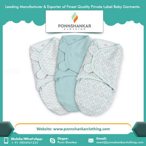 OEM Service High Quality Adjustable <b>Swaddle</b> Wrap Private Label Organic Cotton for Infant Boys Girls Fabric Model <b>Muslin</b> <b>Swaddle</b> - Product Image 3