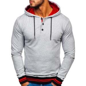 Fixed Hood Hombres 100% Algodón Invierno Bordado Estilo Vintage Custom Oversized Fit Hoodies - Product Image 6