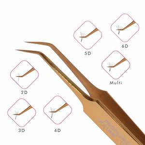 Vetus — pincettes pour Extension de cils, 10mm 45 degrés, petite pince à épiler, nez, étiquette privée, vente en gros - Product Image 2