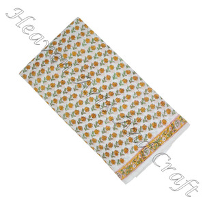 Beautiful Design Hand Block Printed Cotton Fabric For Home Bedding Furnishing & Bags Accessories Garments Printed Raw Material - Product Image 4