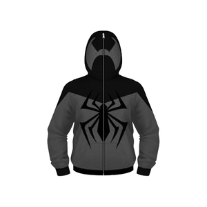 Sweat à capuche unisexe 100% coton polyester, vêtements de rue de haute qualité avec fermeture éclair, visage complet, fermeture éclair, vente en gros - Product Image 6