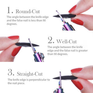 Pince à ongles en forme de U, bon marché, Style français, Extension, coupe-bord, acier inoxydable, manucure, cuticule - Product Image 3