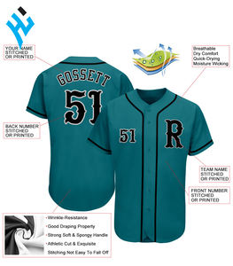 Camisetas de béisbol personalizadas para hombre, impresión Digital por sublimación, última moda, venta al por mayor - Product Image 3