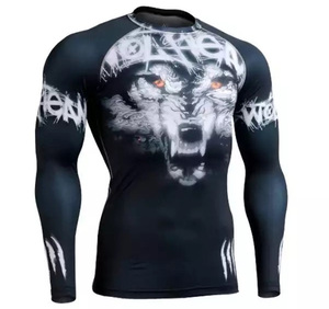 Protector de erupción cómodo de alta calidad para deportes y protección solar Diseño de sublimación personalizable Calidad fina 'Rush Guard' - Product Image 6