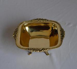 Plateau et plateaux de service carrés en laiton avec miroir Design de luxe moderne poli pour la maison et la cuisine - Product Image 2