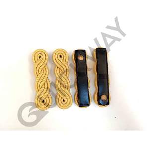 Charreteras de hombro retorcidas con cable personalizado de color dorado mejor MATERIAL PERSONALIZADO charreteras de hombro ceremoniales - Product Image 4