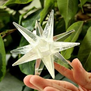 Étoile Merkaba en cristal de quartz clair, étoile Merkaba à 12 points, cristal Merkaba, pierre naturelle, pierre précieuse de guérison Reiki, vente en gros - Product Image 5