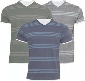 Camiseta de Algodón Jersey Transpirable para Hombre, Talla Grande, Teñida, Estilo Casual de Verano - Product Image 1