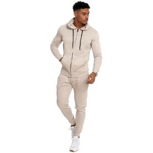 Survêtement de saison d'hiver pour hommes personnalisé de haute qualité 100% coton avec logo à fermeture éclair caractéristique tissu polaire - Product Image 5
