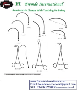 Debakey-abrazaderas de oclusión tangencial y obakey, abrazaderas de oclusión tangencial Satinsky, certificado CE & ISO - Product Image 5