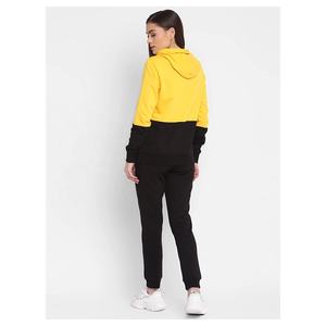Conjunto de chándal Jogger de 2 piezas para Otoño e Invierno para mujer, chándal de manga larga con capucha, chándal de talla grande para la calle con logotipo personalizado - Product Image 3