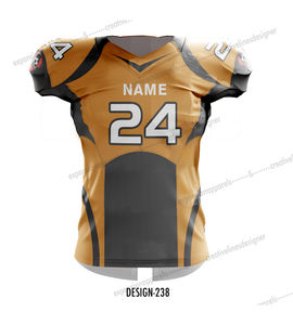 Camiseta de fútbol americano para hombre, ropa deportiva con logotipo personalizado, ropa de fútbol, impresión Digital, camisetas de tamaño personalizado, número de equipo, calidad Superior - Product Image 2