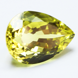 100% ธรรมชาติมะนาวควอตซ์ลูกแพร์รูปร่างเหลี่ยมตัดหลวมควอตซ์หินเครื่องประดับทำได้รับการรับรองหลวมพลอยสีเหลืองมะนาวควอตซ์ - Product Image 3