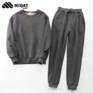 Chándales con impresión de logotipo personalizado, traje de lana sherpa cálido de alta calidad para invierno, venta al por mayor - Product Image 3