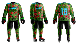 Uniformes de hockey sobre hielo, sublimación personalizada, 100% poliéster, Unisex, equipo OEM - Product Image 3