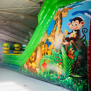 Zone de jeu d'extérieur gonflable pour enfants, aire de jeu d'extérieur écologique et fabriquée à base de plastique robuste, anti UV, fabriqué en turquie - Product Image 1