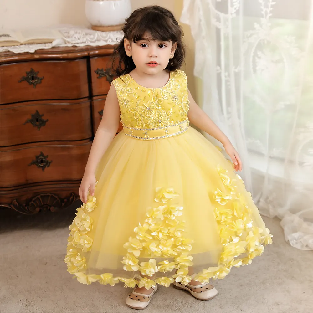 Mqatz novo vestido para crianças, recém chegado, modelo infantil, vestido de festa n2103 #