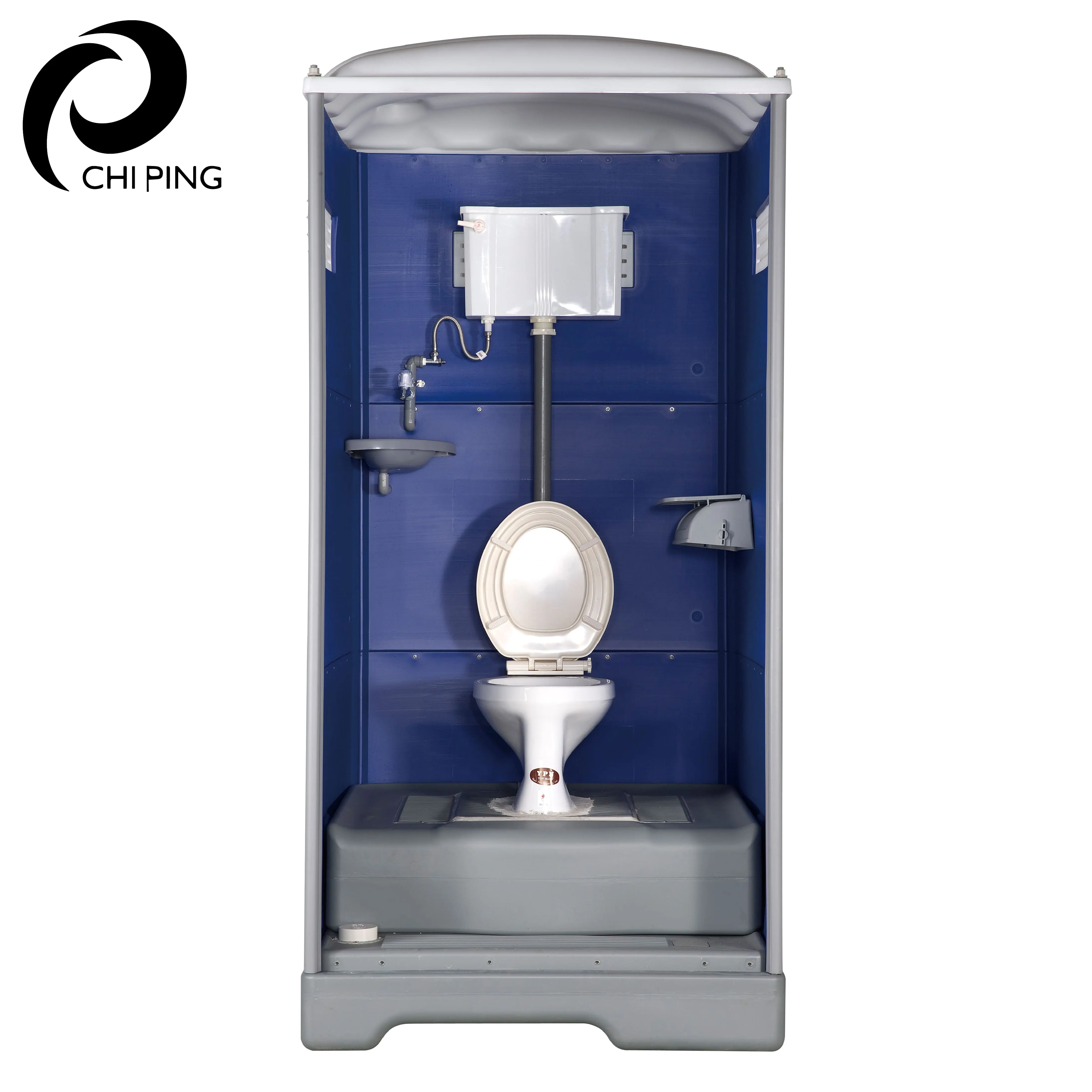 Hdpe en plastique réservoir affleurant location toilettes portatives