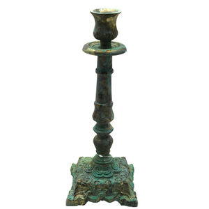 Soporte de vela de aluminio a granel al por mayor algas ásperas color latón para el hogar y la decoración de la boda soporte de vela hecho a mano - Product Image 6