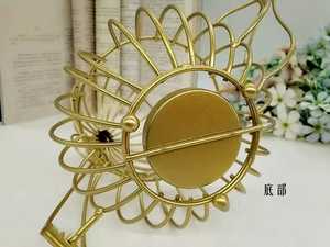 Europa Creativa de metal de oro de manualidades de boda hotel Accesorios - Product Image 6