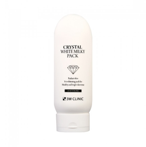 Cosmético Coreano 3W CLINIC Crystal White Milky Pack K-Beauty Mascarilla Facial y Corporal Blanqueadora e Iluminadora 200ml Niacinamida Para Todo Tipo de Piel - Product Image 2