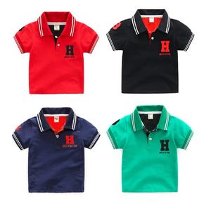 Camiseta de secado rápido para niños y niñas, polo de manga corta con logotipo personalizado, gran oferta, precio de fábrica, 2021 - Product Image 2