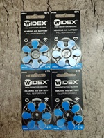 Pile pour appareil auditif Widex, taille 675, zinc-air, 1,40 V, sans mercure, fabriquée au Royaume-Uni, 1,77 grammes, fournitures de réadaptation thérapeutique