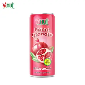 320ml VINUT Hot Sale Good Smell Sweet No Preservatives OEM Customize Private label Suppliers Canned Pomegranate juice drink