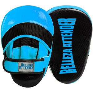Custom Logo Shape <b>Punch</b> Mitts <b>Boxing</b> & Kicking Training K Pads in White Black & Blue-Fitness Equipment Accessories - Product Image 4