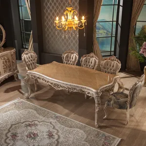 Moderne Woonkamer Sets Tafel Met 8 Stoelen Home Royal Luxe Elegantie Kwaliteit Handgemaakte Houten Bezinksel Woonkamer Sets