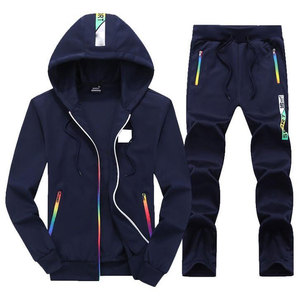 Survêtement pour hommes, ensemble élégant et personnalisé, à coupe Slim, vente en gros, 2020/ 2021 - Product Image 3