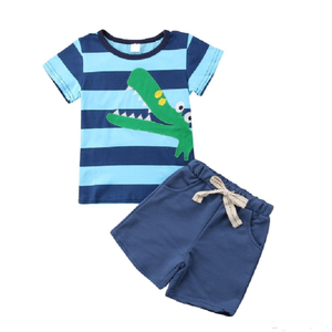 Conjunto de camisetas informales para bebés y niños, ropa cómoda y directa de fábrica, producto suave, 100% algodón, Unisex - Product Image 2